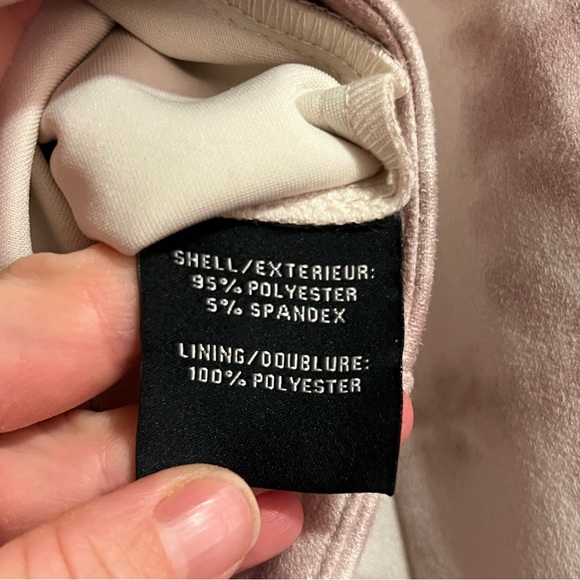 Bagatelle Collection Pink Tie Dye Faux Suede Envelope Jacket Size Small - Picture 5 of 5